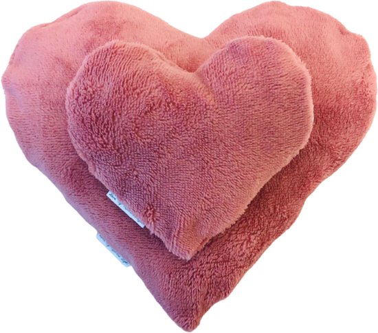 Jouw Knuffelkussen - Set van 2 - Oud Roze van Ambianzz