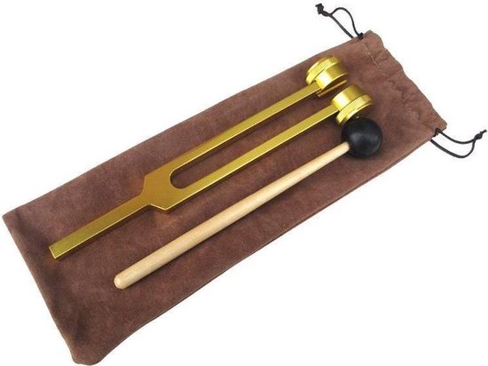 Jumada's - Stemvork 128 Hz Goudkleurig - Chakra Activatie - Balans - Rust & Relax van Jumada's