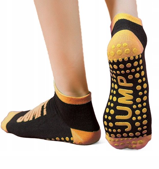 JUMP Antislip Sokken voor Yoga, Fitness & Trampoline (Maat 35-40)