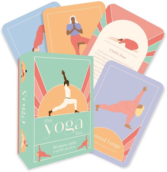 Kaartenset voor Yoga - 50 asana kaarten voor perfecte houdingen van Merkloos