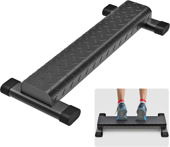 Kalfraises blok - stevige stalen constructie - breder antislip platform - ideaal voor thuisgym
