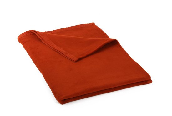 Katoenen deken (bio) red brown Meditatiekussen YOGISTAR van YOGISTAR