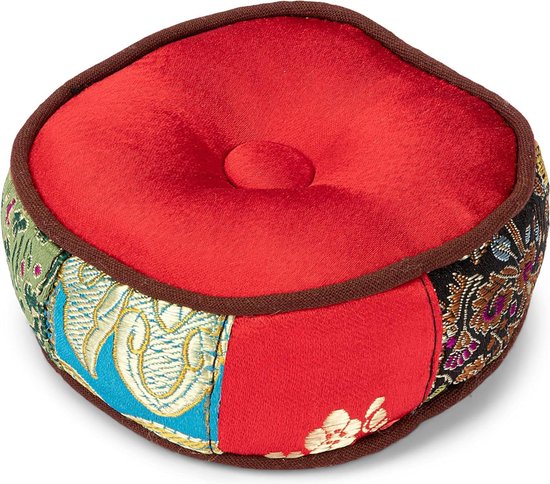 Katoenen onderlegger voor Tibetaanse klankschaal - 8cm - 12980 van Yogi & Yogini