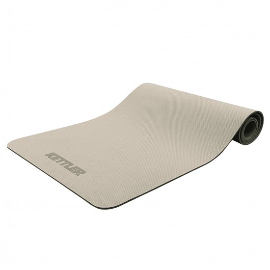 Kettler Yogamat Hellbraun - 5 mm demping - antislip 180 x 60 cm