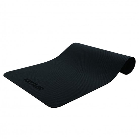Kettler Yogamat Zwart – 5 mm demping – antislip 180 x 60 cm