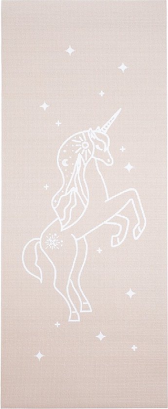 Kinder yogamat unicorn sand - Lotus - 6 mm - fitnessmat - sportmat - pilates mat - 4,5 mm - fitnessmat - sportmat - pilates mat - reis yogamat - 4 mm - fitnessmat - sportmat - pilates mat van Lotus