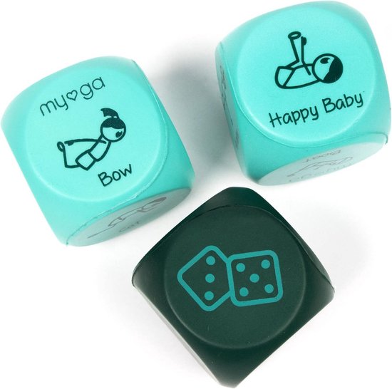 Kinderyoga Dobbelstenen Set (3 stuks) - Schuim Yoga Houding & Actie Kubussen voor Kinderen