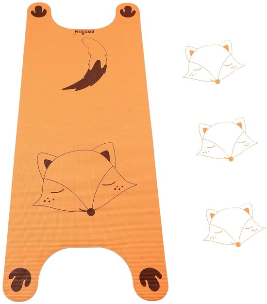 Kinderyogamat - Bedrukt met Cartoons - Antislip - Multifunctioneel