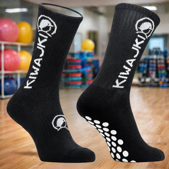 KIWAJKI Antislip Sportsokken Zwart Maat 41-45 - Fitness & Yoga