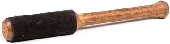 Klankschaal Aanstrijkhout Klein met Suède Zwart van Tingsha.