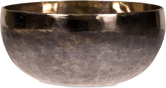 Klankschaal Ishana zwart/goud - 15 cm - 625 à 725 gr van Yogi & Yogini