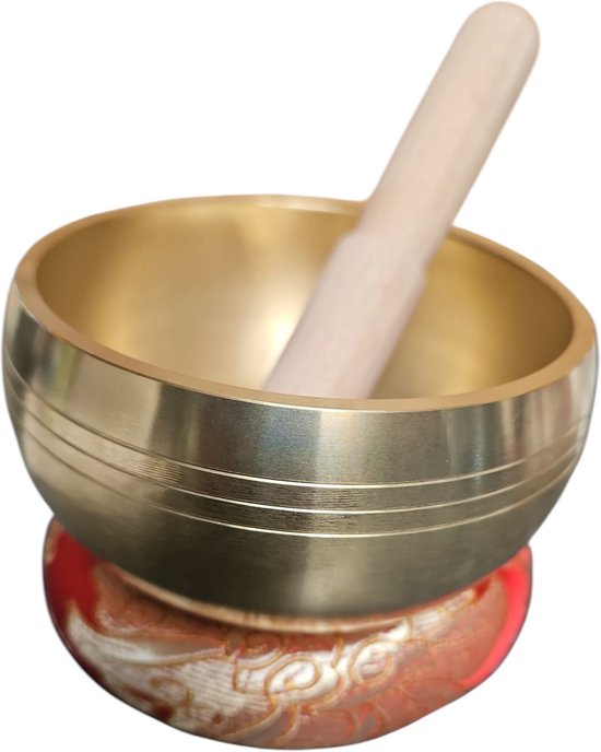 Klankschaal Luxe Geschenkset 9.5 CM met mooie opberghoes, Mega Bol DEAL van Merkloos