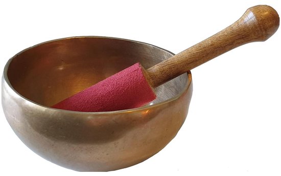 Klankschaal set met aanstrijkhout (250-300 gram) van SenangQollection