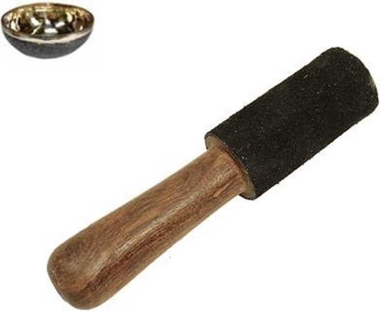 Klankschaal Stick Zwart Suède van Yogi & Yogini