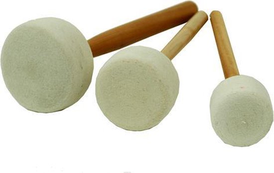 Klankschalen viltklopper L - 32x8 - 180gm - L van Yogi & Yogini