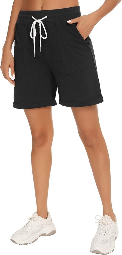 Klassieke Katoenen Bermuda Short voor Dames met Zakken