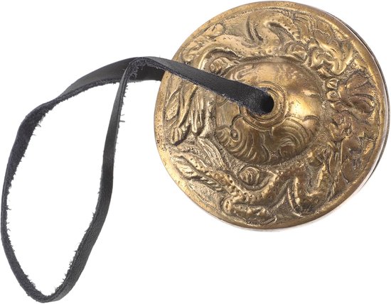 Koperen Vingerbellen - Spirituele Bellen - Rituele Muziek - Authentiek Geluid - 325 cm - Goud