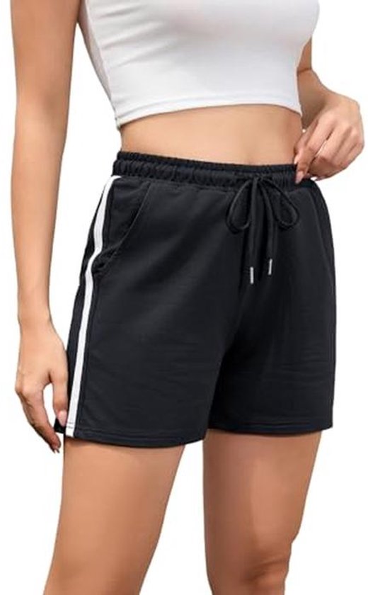 Korte Sportbroek voor Dames - Zomer Katoenen Hardloopshorts met Zakken