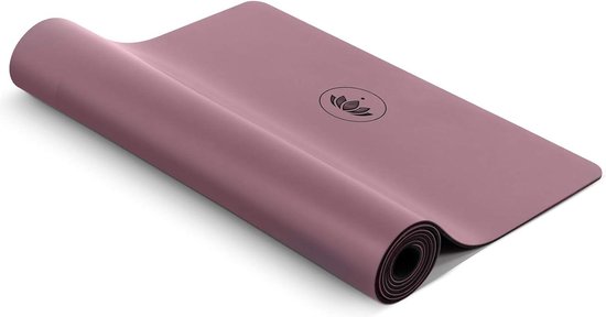 Krachtige antislip PU yogamat - ecologisch gemaakt van natuurlijk rubber - voor Hot Yoga en Ashtanga Yoga - extra breed 183 x 66 x 04 cm Yogamat