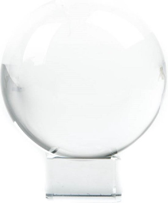 Kristallen - Glazen Bol 12 cm incl. losse standaard van Merkloos