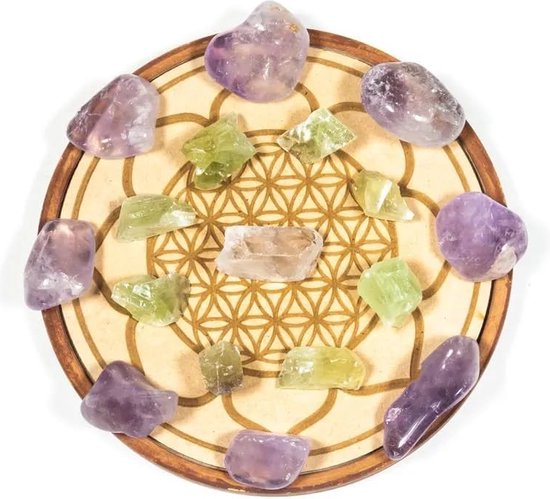 Kristalraster Genezing van Soulstones by Tirza.