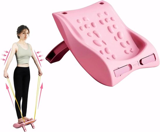 Kuitstretcher - Verstelbare Hellingsplank - 3 Niveaus - 300 kg - Met Weerstandsband - Spiertraining Slant Board van GiaiPhat