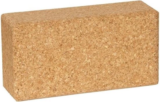 Kurk24 kurk yoga blok - 227 x 120 x 65mm van Kurk24