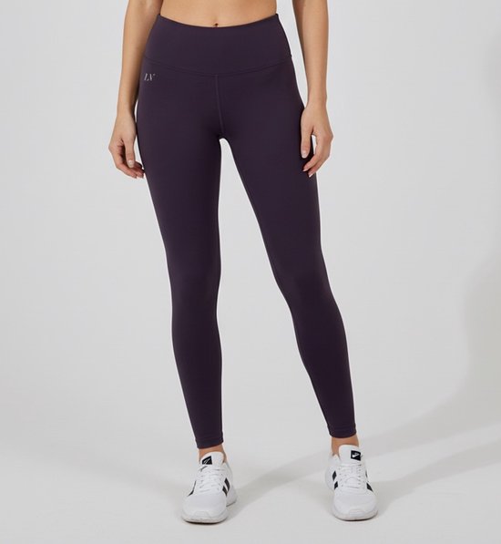 La V sportlegging basic Donkerpaars L van Lidl