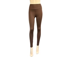 legging dames - Sportkleding dames - Sportbroek dames - Sportlegging - Sportlegging dames high rise - yoga legging dames - Perfect aanpasbare high-rise 65cm hoge legging tot aan de enkels - Maat L van Merkloos