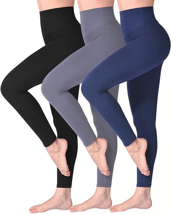 Legging set met Hoge Taille voor Vrouwen - Boterzachte Yoga Broekjes voor Sport en Fitnes L/XL