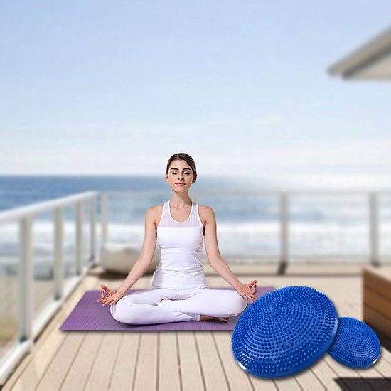 Let op type!! Dikke explosieveilige Yoga speciale Massage evenwicht Cushion(Blue) van Merkloos
