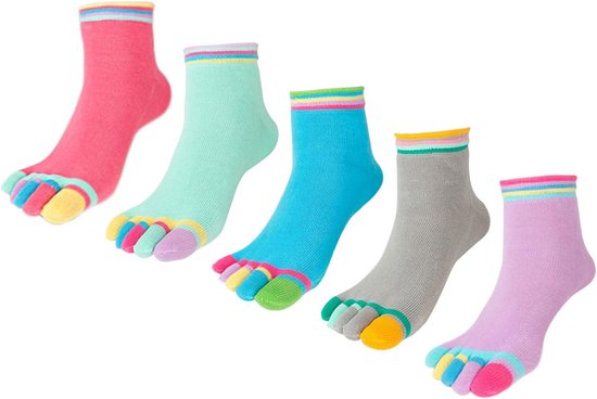 Lexium Pilates Sokken - Anti Slip Sokken - Pilates Sokken Antislip - Pilatessokken - Yoga Sokken van Lexium