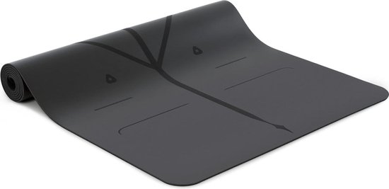 Liforme Yogamat - 185 cm x 68 cm x 0,4 cm - Grijs van Liforme