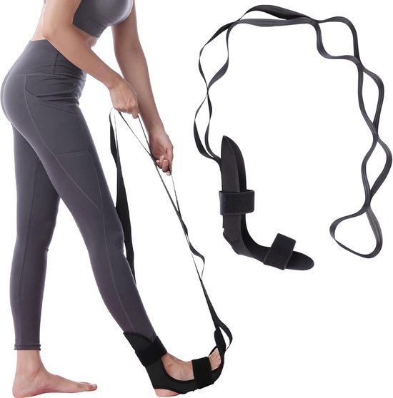 Ligament stretchband - beenstretcher voor pijnlijke benen - yogariem - stretchband met lussen - fysiotherapie - revalidatie - pilates