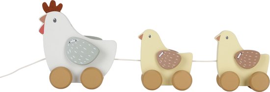 Little Dutch - Trekdier kippen FSC - Little Farm van Little Dutch