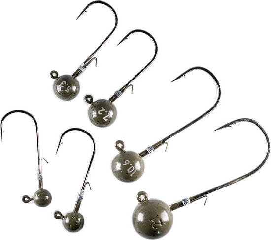 LMAB Tungsten Round Jig Green Pumpkin Size - 3/0 - 7,2 gr 2st. van LM