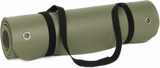 LMX Pilates - Yoga - Fitnessmat 180cm - Olijfgroen van LM