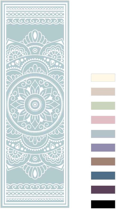Love Generation ● Design Yoga Mat ● Fitness Mat ● MagicCarpet Print ● Mint van Love Generation