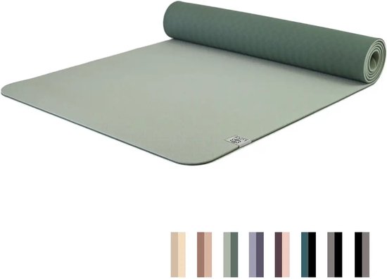 Love Generation ● Eco Yoga Mat ● TPE ● 6 mm ● Serene Sage van Love Generation