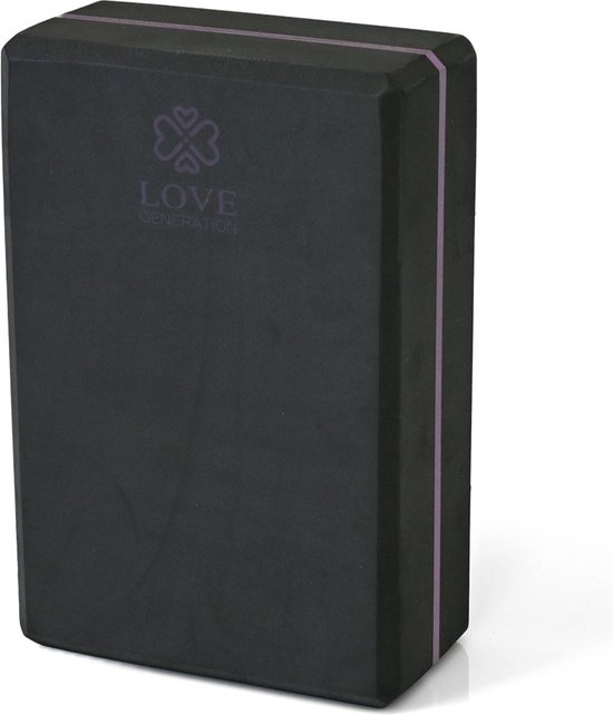 Love Generation - Foam Yogablok - Blessed Black