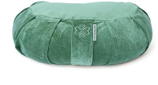 Love Generation - Meditatiekussen - Halve Maan - Sea Green