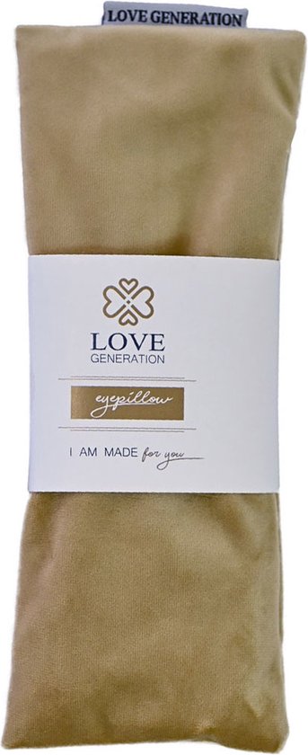 Love Generation ● Oogkussen ● Fluweel ● met Lavendel ● Goud van Love Generation