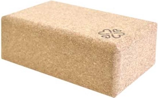 Love Generation ● Yoga Blok Kurk ● Medium ●  7.5 x 12 x 22 cm van Love Generation