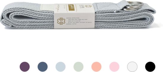 Love Generation ● Yoga Riem ● Katoen ● 250cm ● Metalen Gesp ● Mint van Love Generation