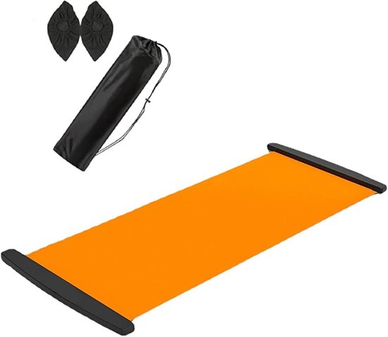 Low Impact Balance Training Board - met eindstops - inclusief skateboard en draagtas van Merkloos