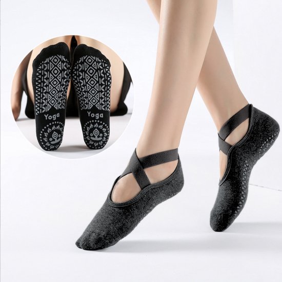 LumiWay Yoga Sokken Antislip - Dames & Heren - Sportsokken - Pilates Yogasokken - Ballerina Pilatessokken - Ballerinas - Ballet Sport van Merkloos