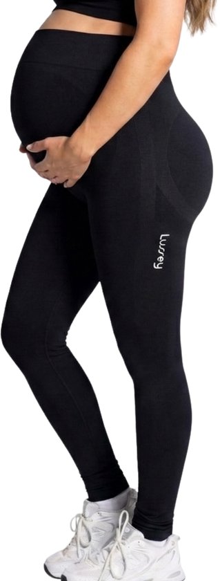Lussey Zwangerschapslegging - Maat S - Zwangerschaps Sportlegging - Zwangerschapsbroek - Moeder Legging - Zwangerschapskleding - Positiekleding