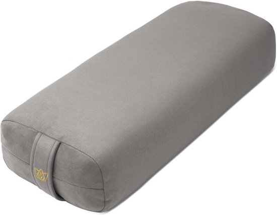 Luxe Fluwelen Yoga Bolster - Grote Ondersteunende Kussen voor Restorative Yoga en Meditatie - Machine Wasbare Hoes van Luxe