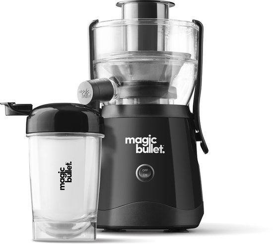 Magic Bullet Mini Juicer - Compact Formaat - Sapcentrifuge - Inclusief handige to go beker - Zwart van Magic Bullet