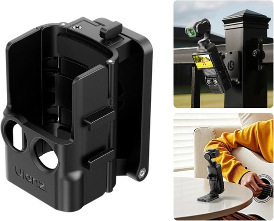 Magnetische Bevestiging voor DJI Osmo Pocket 3 - Onmisbare Accessoires, Handgreep en Desktop Stand voor Vloggen, Geschikt voor Auto, Koelkast en Metalen Oppervlakken